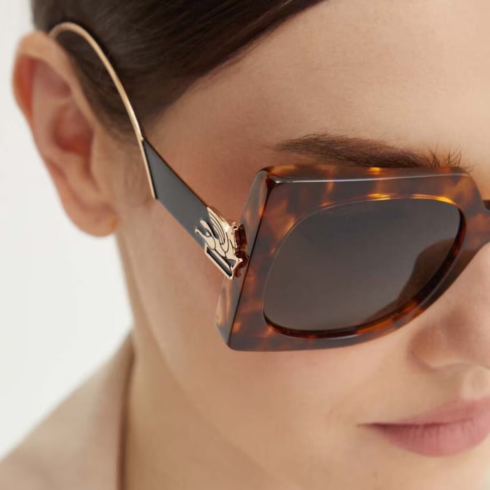 ETRO Sunglasses ETRO0026/S 807IR Oversized Square Black Frame New Authentic - Picture 9 of 11